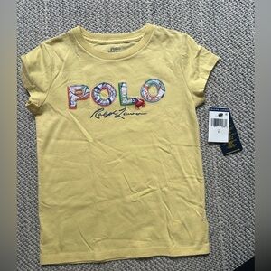 Polo by Ralph Lauren Kids Yellow Logo Tee
